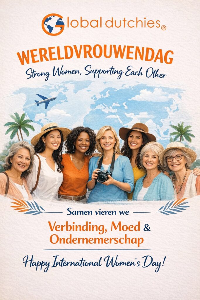 Wereldvrouwendag 2026: verbinding en ondernemerschap 1 global dutchies, wereldvrouwendag, international women's day, ondernemerschap, vrouwen, vakantieverhuur, accommodaties, netwerk